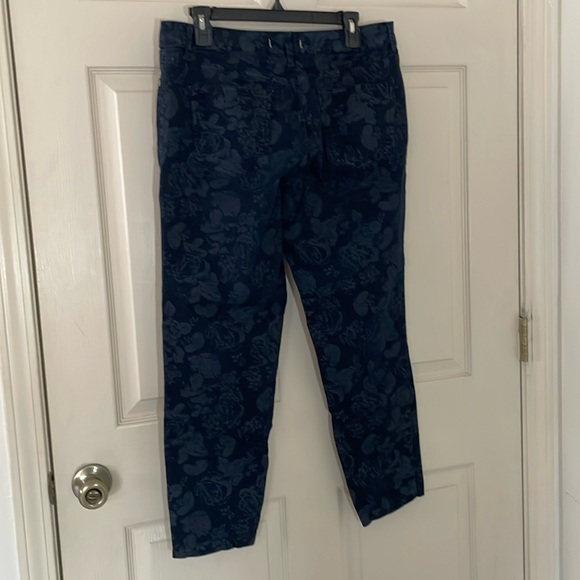 Nine West Vintage America Matchstick Skinny Jeans Floral Print Size 12/31 - Picture 6 of 6